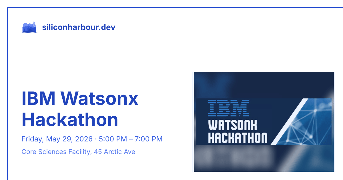 IBM Watsonx Hackathon | siliconharbour.dev